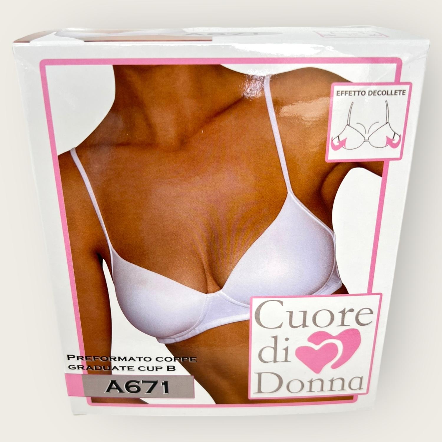 Aris Reggiseno In Mornida Microfibra Coppe Imbottite Stecche Laterali Coppa B  Art. A671
