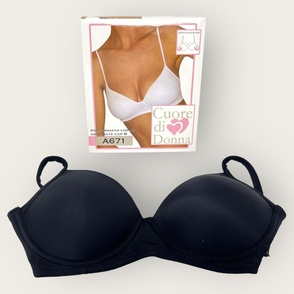 Aris Reggiseno In Mornida Microfibra Coppe Imbottite Stecche Laterali Coppa B  Art. A671