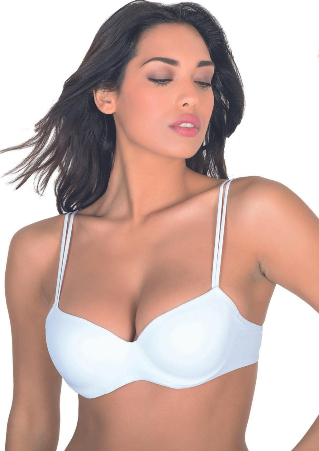 Reggiseno Imbottito In Microfibra Con Ferretto Coppa B  Cinziaaris