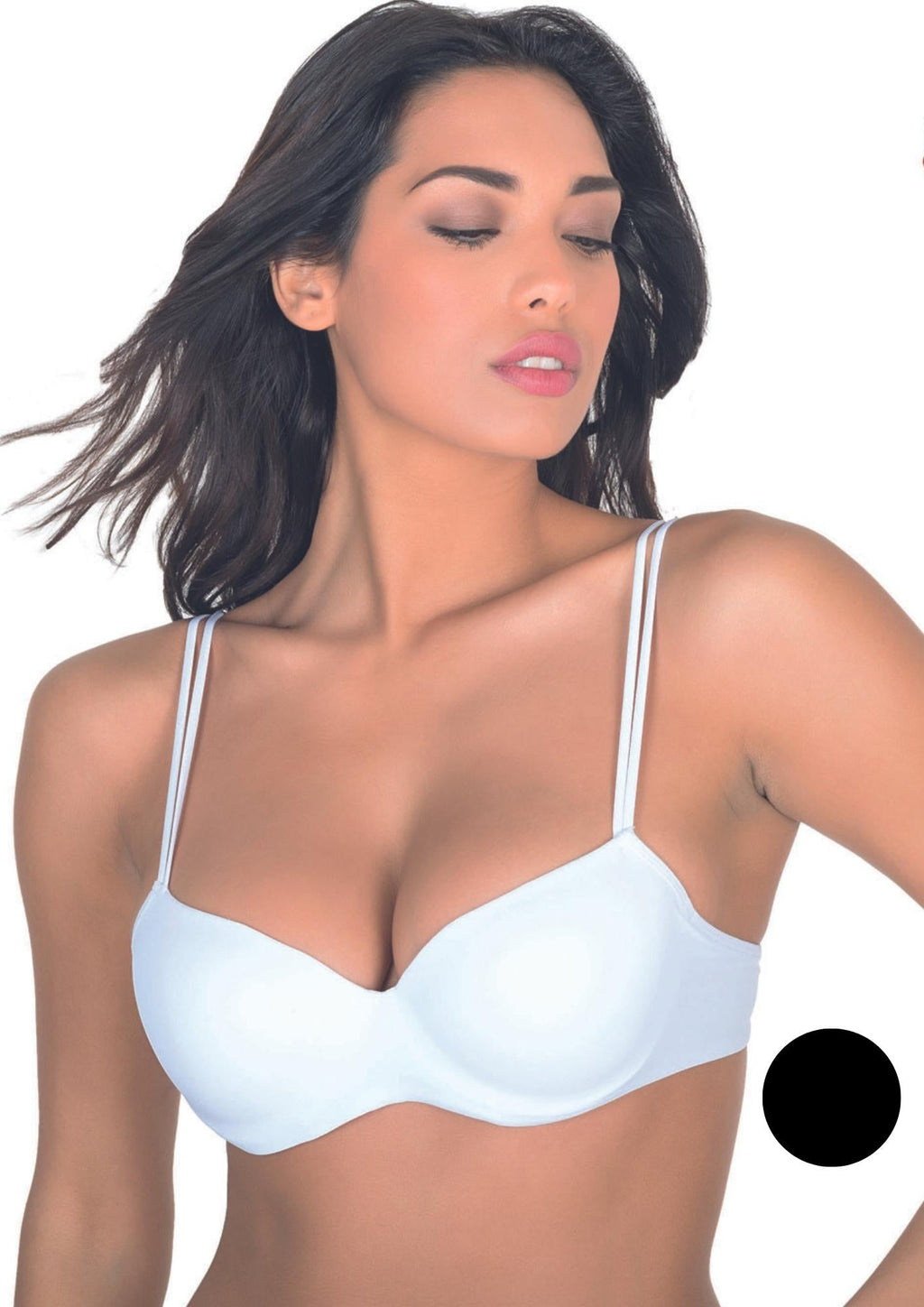 Reggiseno Imbottito In Microfibra Con Ferretto Coppa B  Cinziaaris