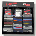Carpenter - (4 Paia) Calza Corta Uomo In Caldo Cotone Fantasia Art. 0552