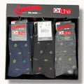Carpenter - (4 Paia) Calza Corta Uomo In Caldo Cotone Fantasia Art. 0600