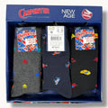 Carpenter - (4 Paia) Calza Lunga Uomo In Caldo Cotone Fantasia Art. 0467