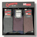 Carpenter - (4 Paia) Calza Corta Uomo In Caldo Cotone Fantasia  Art. 0614