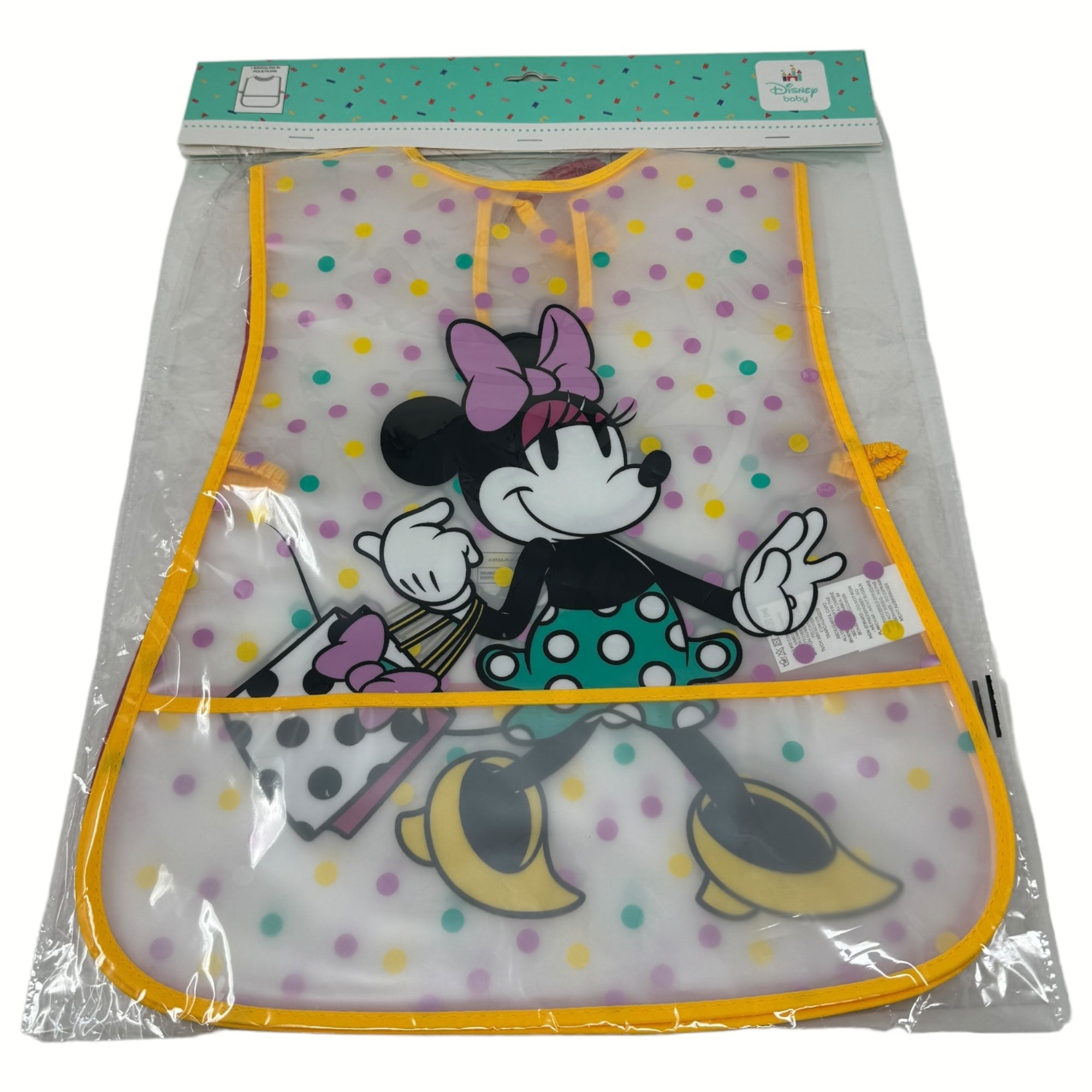 Disney - Bavetta Grembiulino Pittore In Pvc Per Scuola-casa Stampata  Art. Wd9606
