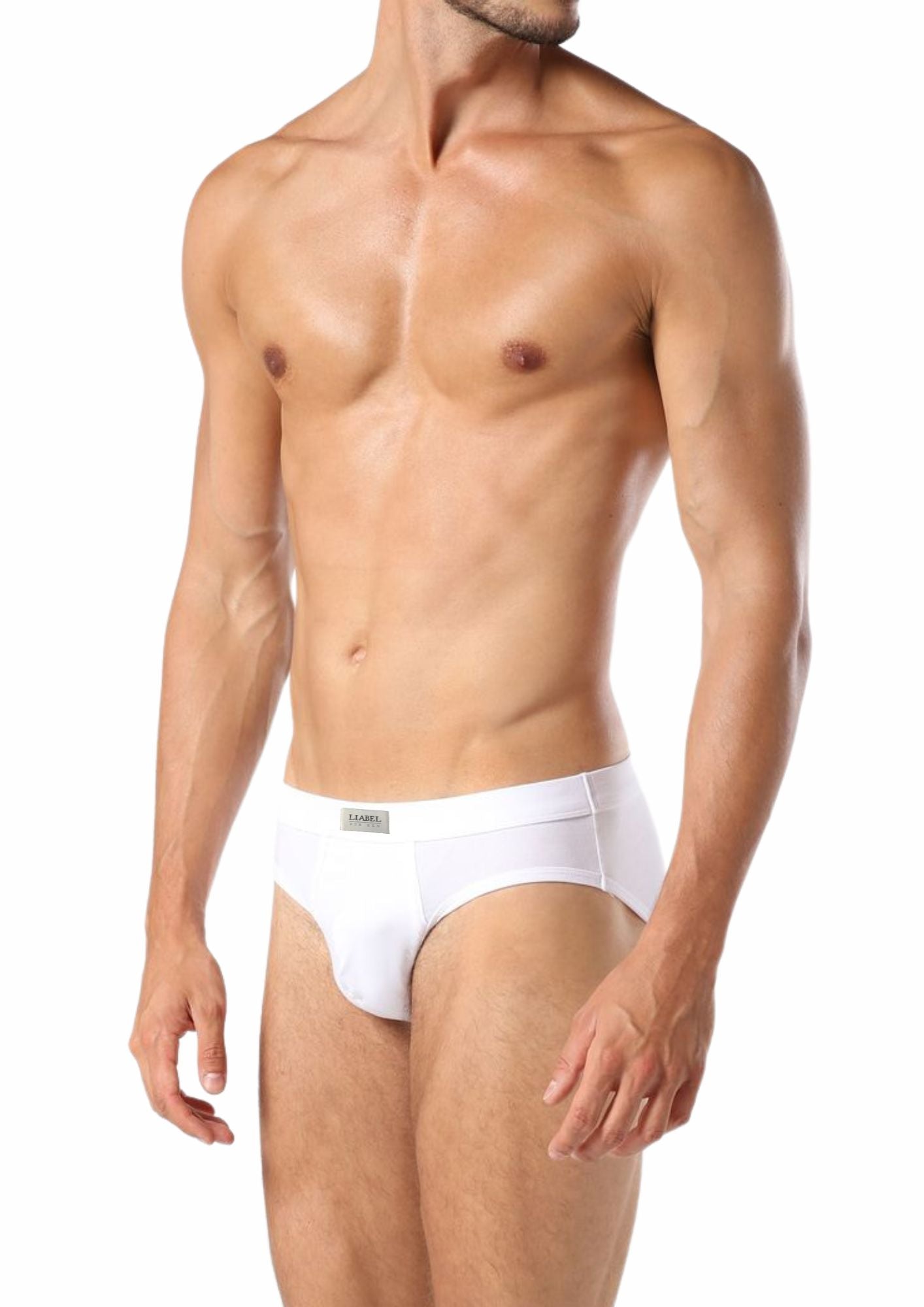 Liabel - Pacco Da 6 Slip Uomo In Cotone Mercerizzato Bianchi E Colorati Ls420