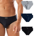 Liabel Conf. 3 Pezzi Slip Uomo Elasticizzato Elastico/esterno 100% Cotone Colori/misure Assortite  Art. Ls220