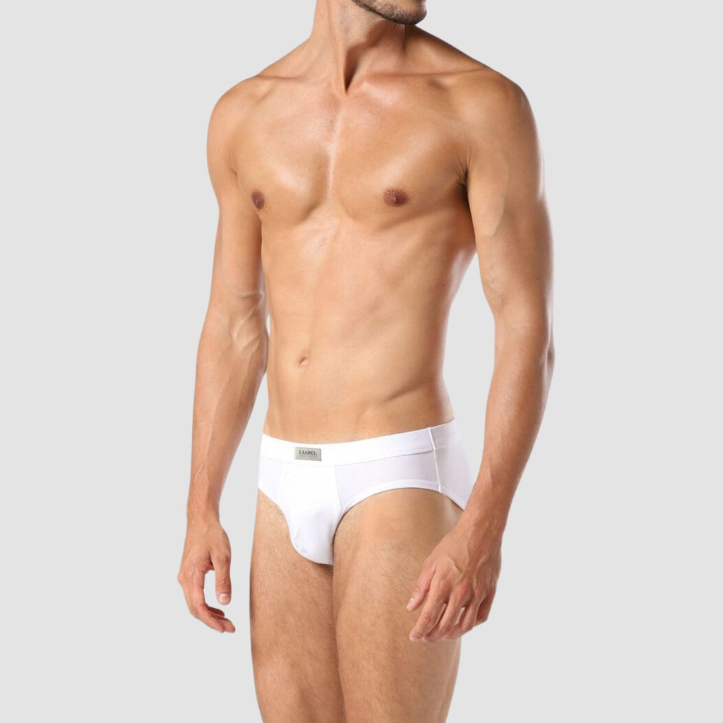 Liabel Conf. 3 Pezzi Slip Uomo Elasticizzato Elastico/esterno 100% Cotone Colori/misure Assortite  Art. Ls220