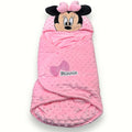 Disney - Warp Sacco Nanna Copertina Avvolgente In Soffice E Caldo Coral Disegno Minnie Disney  Art. Xu0318