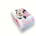 Disney - Trapunta Lettino Retro In Pelliccetta Morbida E Calda Stampa Minnie Disney  Art. Tlm338