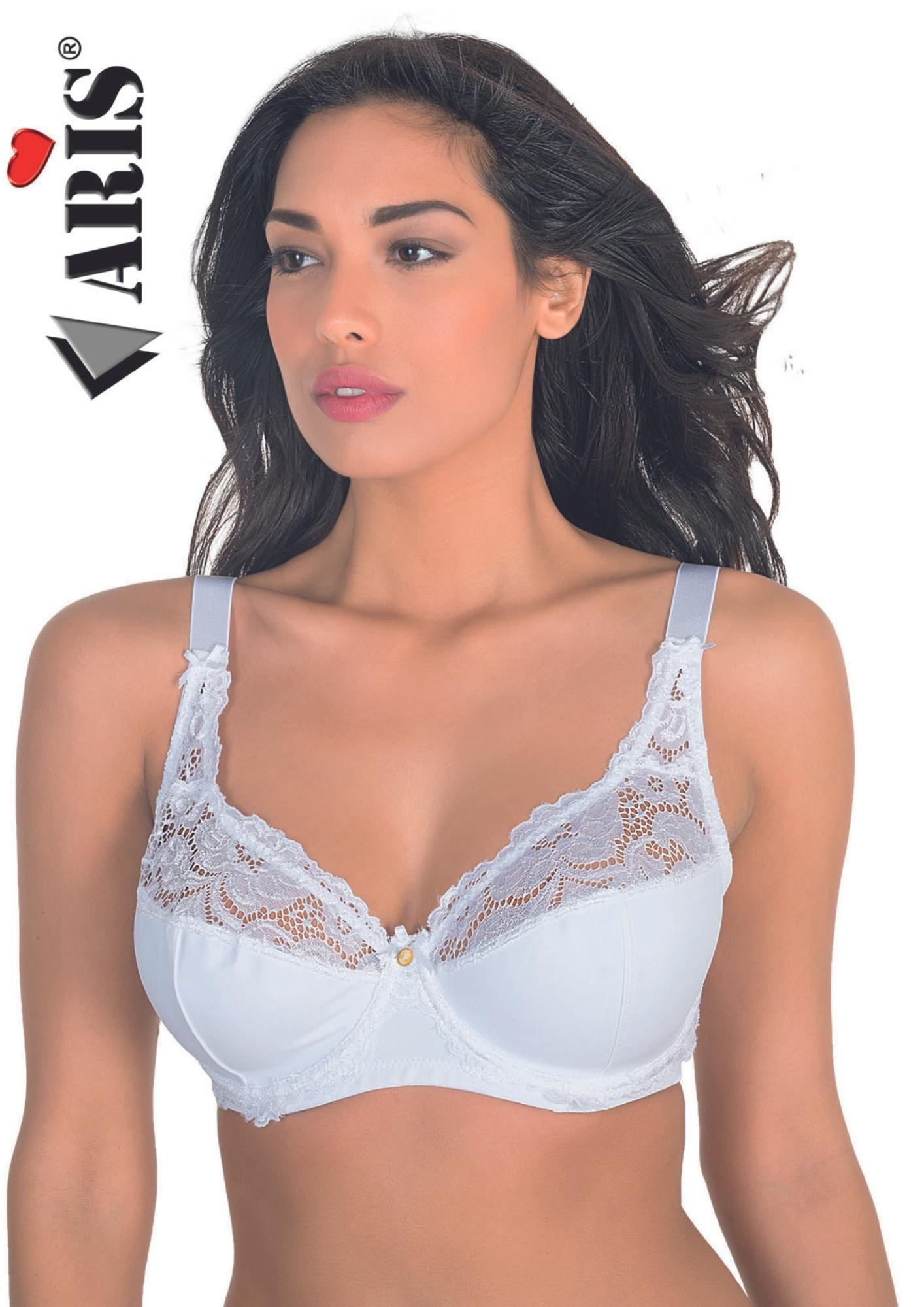 Reggiseno In Microfribra Con Inserto In Pizzo Coppa D  1828aris