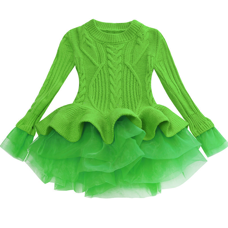 Elegante abitino caldo per bambina