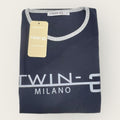 Twin-g Milano - Pigiama Donna Cotone Jersey Lungo Stampato Con Pantalone Leggings  Art. Pdjl01