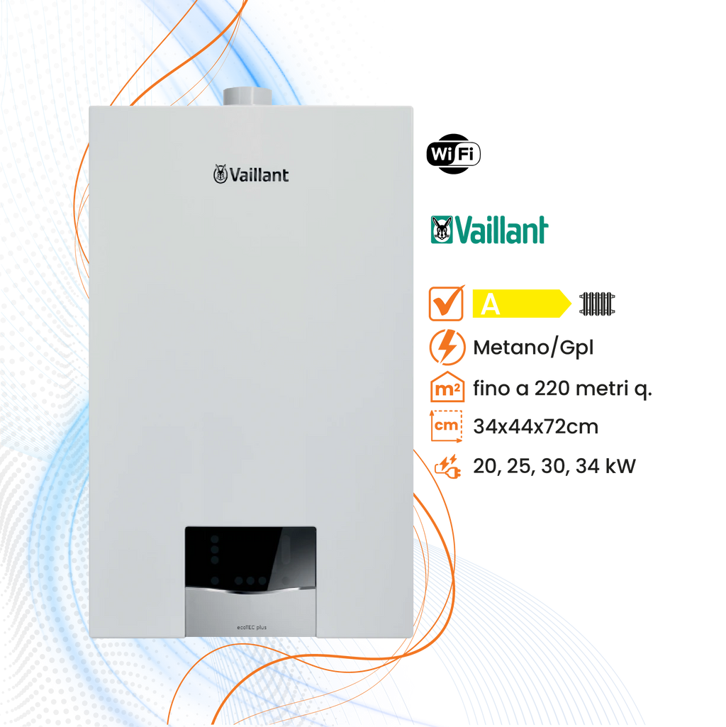 Caldaia Vaillant Ecotec Plus VM a Condensazione - Solo Riscaldamento