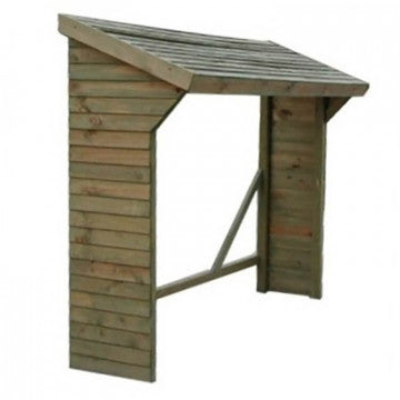 Legnaia - Struttura per legna dimensioni 217 x 80 x 155/180 h