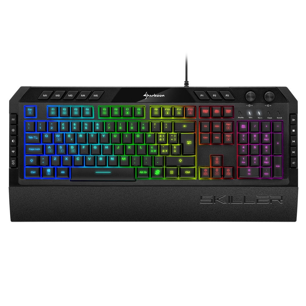 Sharkoon Skiller SGK5 tastiera USB Italiano Nero [SKILLERSGK5RGB]