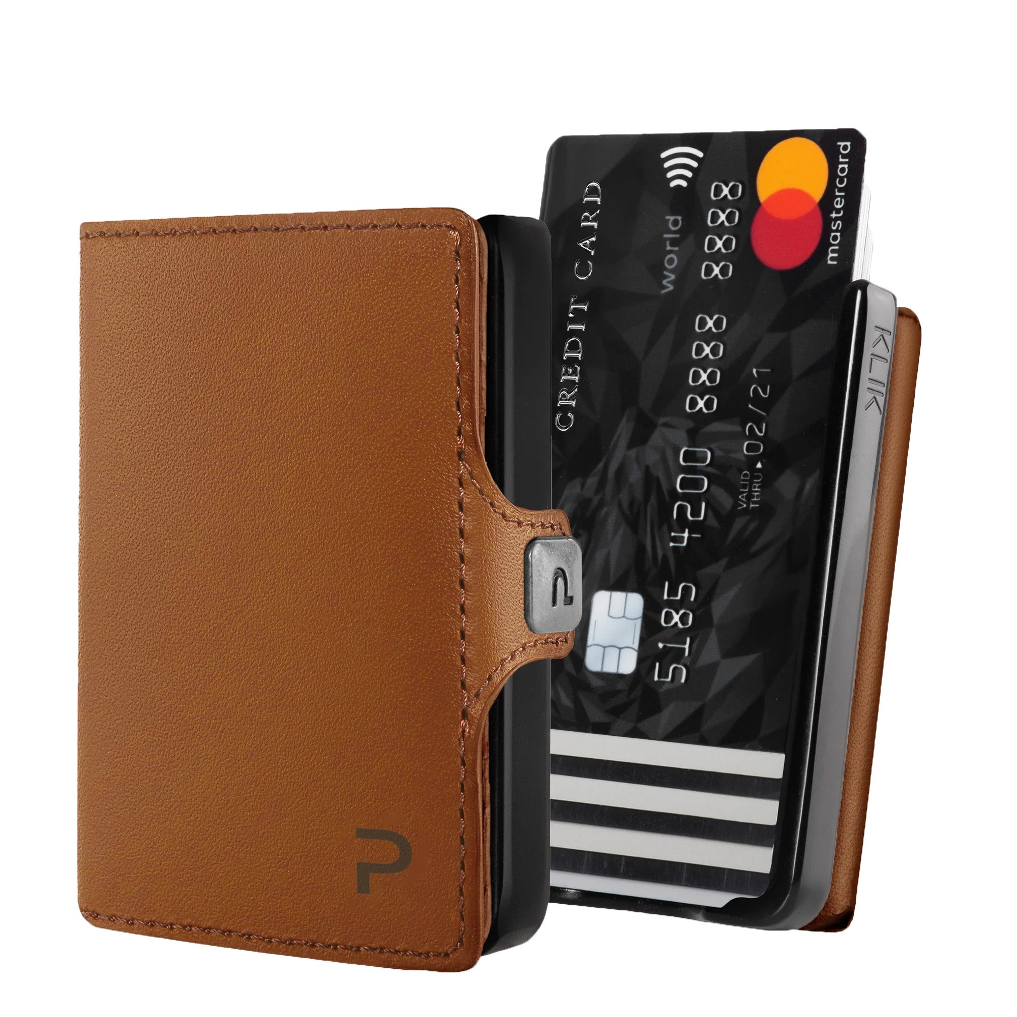 KLIK Mini con portamonete Mirum Cognac