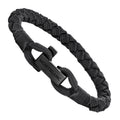 Montblanc bracciale Montblanc con chiusura a T nero misura L 130892 68