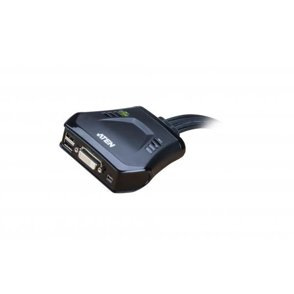 Aten 2Port DVI Cable KVM- PROMO FINO AD ESAURIMENTO SCORTE [CS22D-AT]