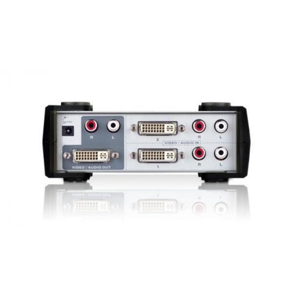 ATEN 2 Port DVI Video Switch, On A Single DVI Monitor From Four Computers [VS261-AT-G]
