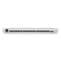 Ubiquiti - EnterpriseXG-24-EU - UniFi x24 10 Gigabit SFP+, x2 SFP28 ports L3 Switch, 1U 19-inch Rack-mountable Steel Case, DC power backup-ready [USW-EnterpriseXG-24-EU]