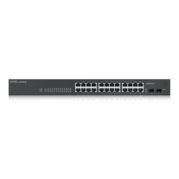 Zyxel GS-1900-24 v2 Gestito L2 Gigabit Ethernet (10/100/1000) 1U Nero [GS1900-24-EU0102F]