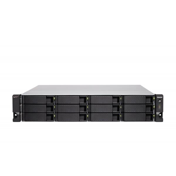 QNAP TS-H1886XU-RP-R2 NAS Armadio (3U) Intel Xeon D D-1622 32 GB DDR4 0 TB QuTS hero Nero, Grigio [TS-H1886XU-RP-R2-D1622-32G]