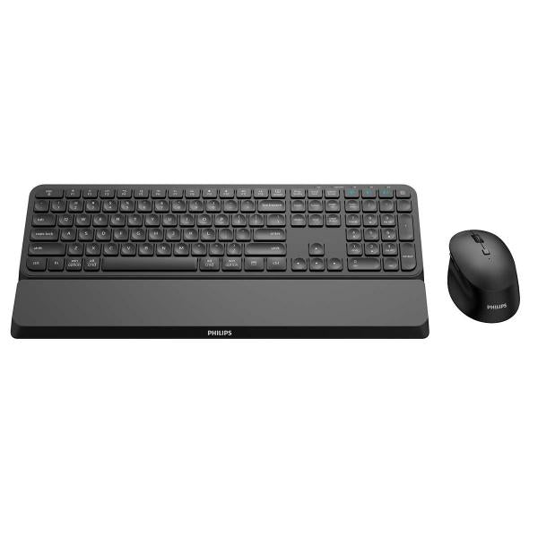 Philips 6000 series SPT6607B/34 tastiera Mouse incluso Casa RF senza fili + Bluetooth Nero [SPT6607B/34]
