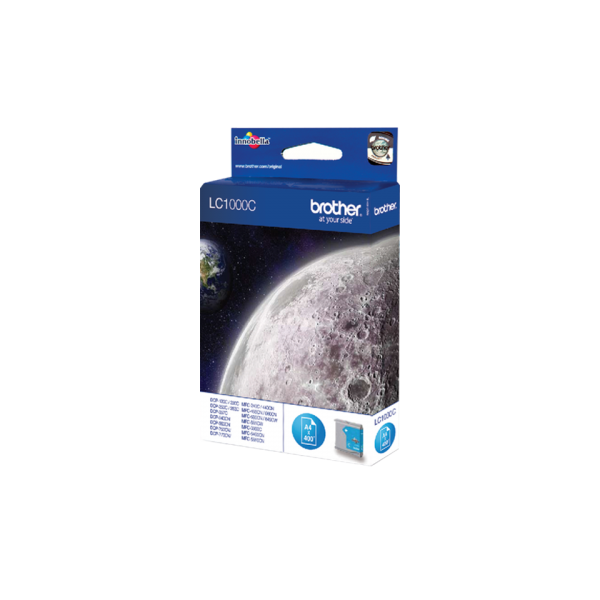 BROTHER CART INK CIANO PER LC1000/970/DCP130/330/540CN/560 [LC1000C]