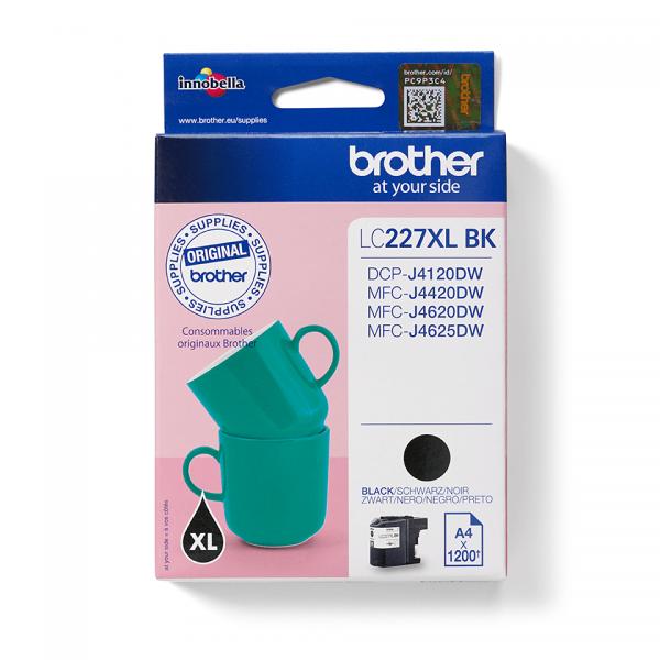 BROTHER CART INK NERO XL 1200 PAG PER MFC-J4620DW/J5320DW/J5620DW [LC227XLBK]