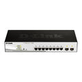 D-LINK SWITCH 10 PORTE DI CUI 8 PORTE GIGABIT POE + 2 PORTE SFP SMART+ [DGS-1210-10P]