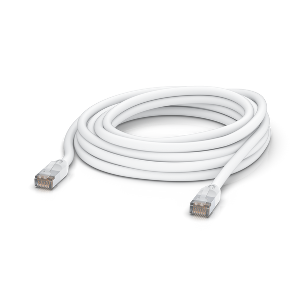 Ubiquiti. Cavo patch per esterni robusto. progettato per funzionare negli ambienti più difficili. 8 Metri. Bianco [UACC-Cable-Patch-Outdoor-8M-W]