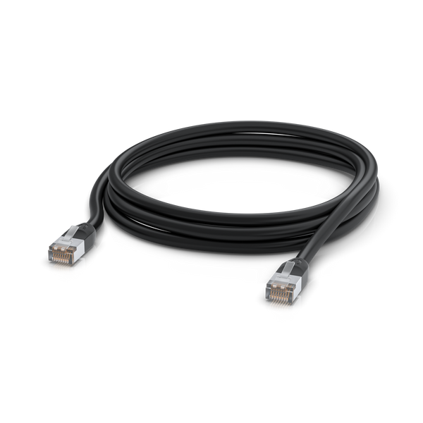 Ubiquiti. Cavo patch per esterni robusto. progettato per funzionare negli ambienti più difficili. 3 Metri. Nero [UACC-Cable-Patch-Outdoor-3M-BK]