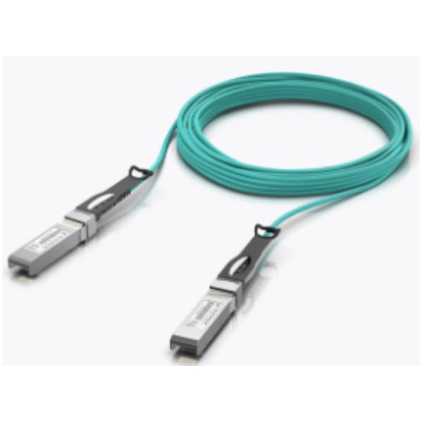 Ubiquiti - Long-range SFP+ direct attach cable with a 10 Gbps maximum throughput rate. [UACC-AOC-SFP10-20M]