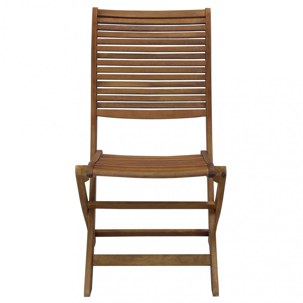 Sedia Riviera in legno di Acacia massiccio con dimensioni cm 50 x 65 x 94 h