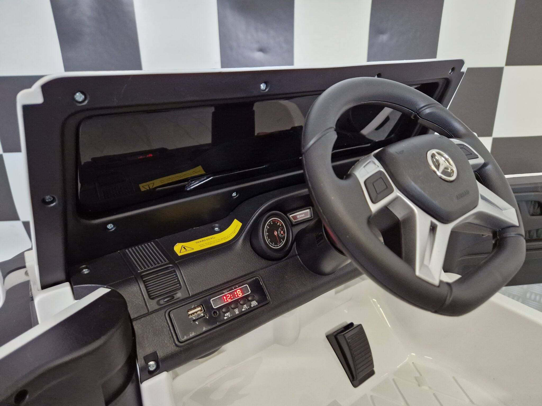 Auto Elettrica per Bambini Mercedes G63 AMG 6×6 12 V – Bianca
