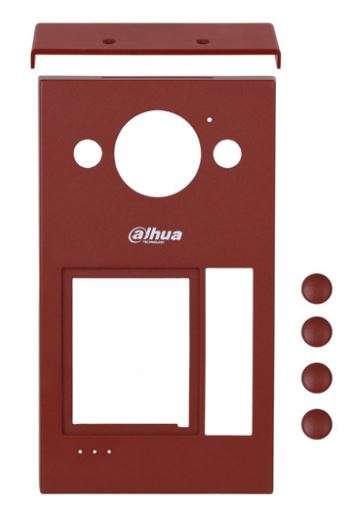 Dahua Videocitofono - Accessori - Copertura anti-pioggia, cover e tasti rossi per VTO3312Q-P [VTM58]