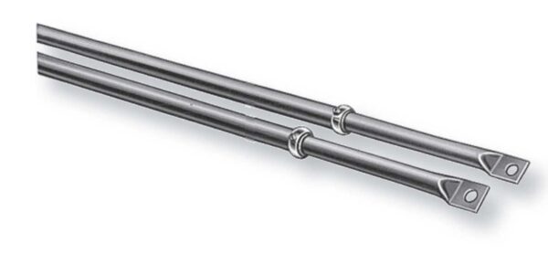Coppia aste dritte per serrature Serie 520 415/900
