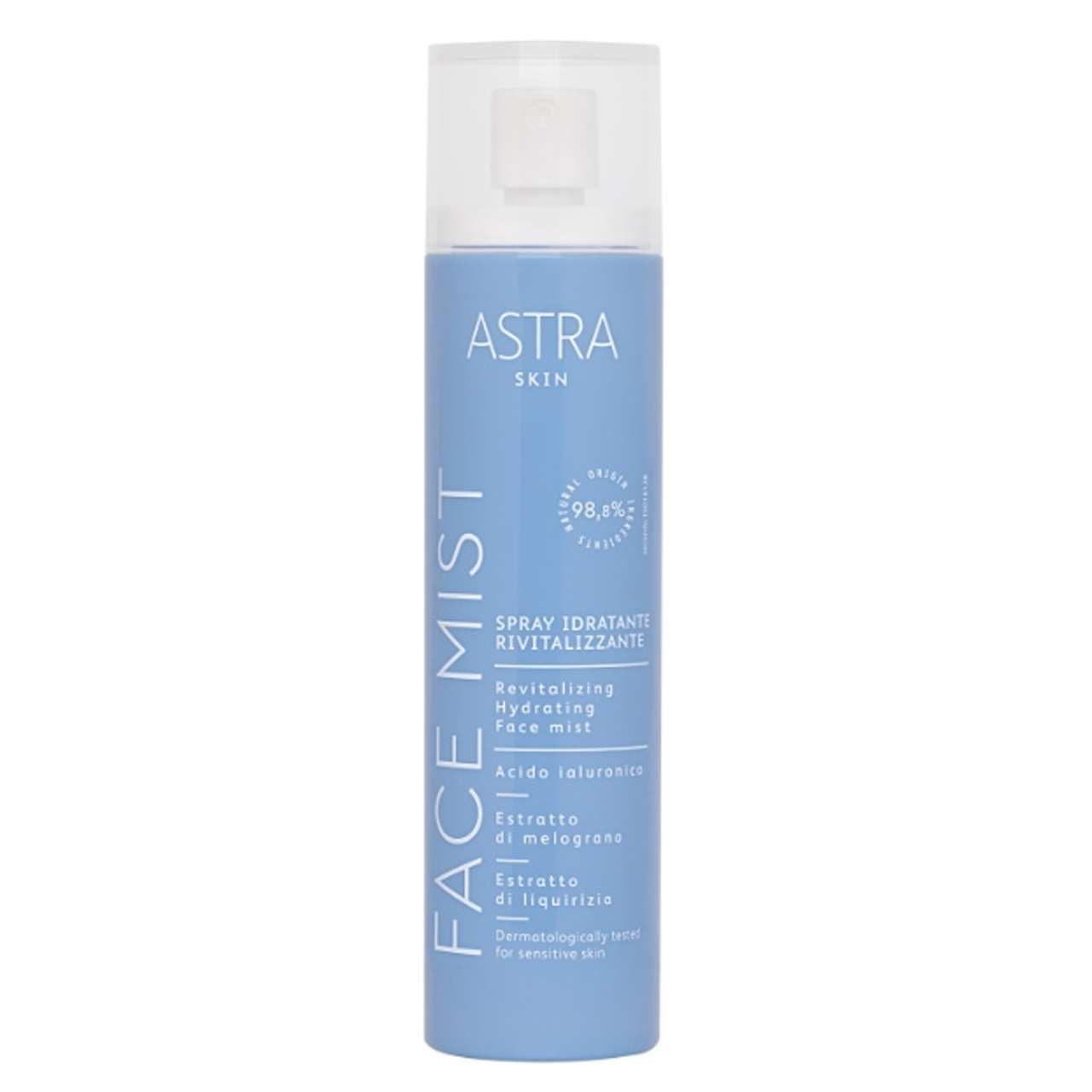 Astra Skin Face Mist Spray Viso Idratante Rivitalizzante Con Acido Ialuronico 100 ml