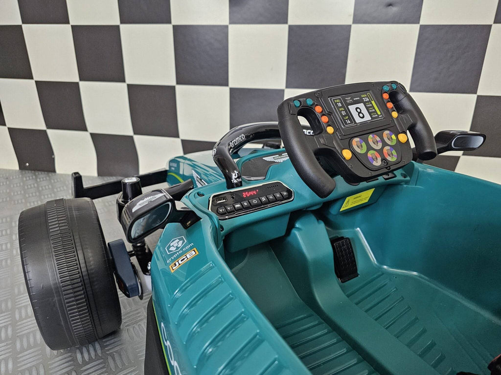 Auto Elettrica per Bambini Aston Martin F1 24 V – Verde