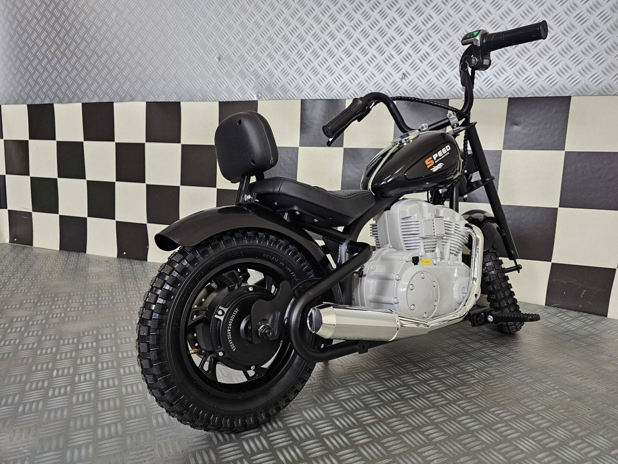 Moto Elettrica per Bambini Chopper 24 V – Nero