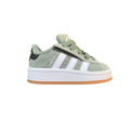 Adidas Originals scarpa sneakers da bambino con strappo e laccio elastico Campus 00s JP5512 verde-bianco