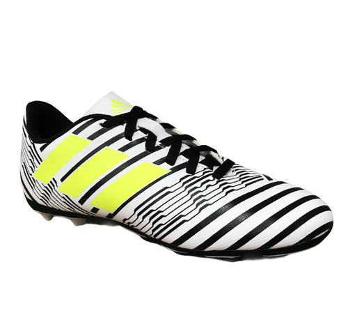 Adidas Nemeziz 17.4 FxG Scarpe Calcio Junior Bianco Nero Giallo