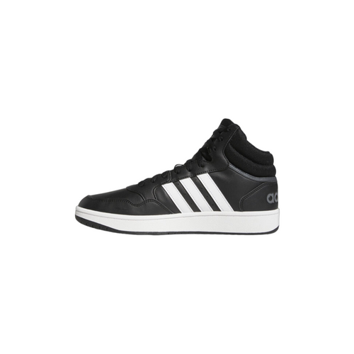 Adidas Sneakers Hoops 3.0 Mid GW3020 Nero Bianco