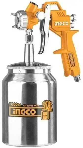 Aerografo Pneumatico INGCO con Vasca Inferiore 1.000 ml: Versatile e Potente