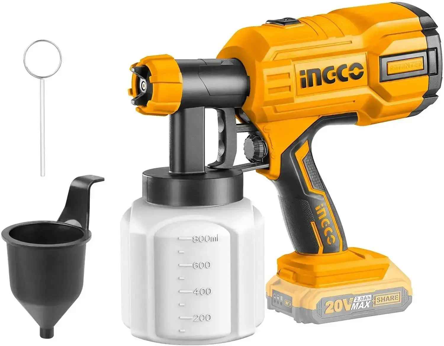Aerografo a Batteria INGCO P20S 20V: Potente e Preciso per Verniciatura