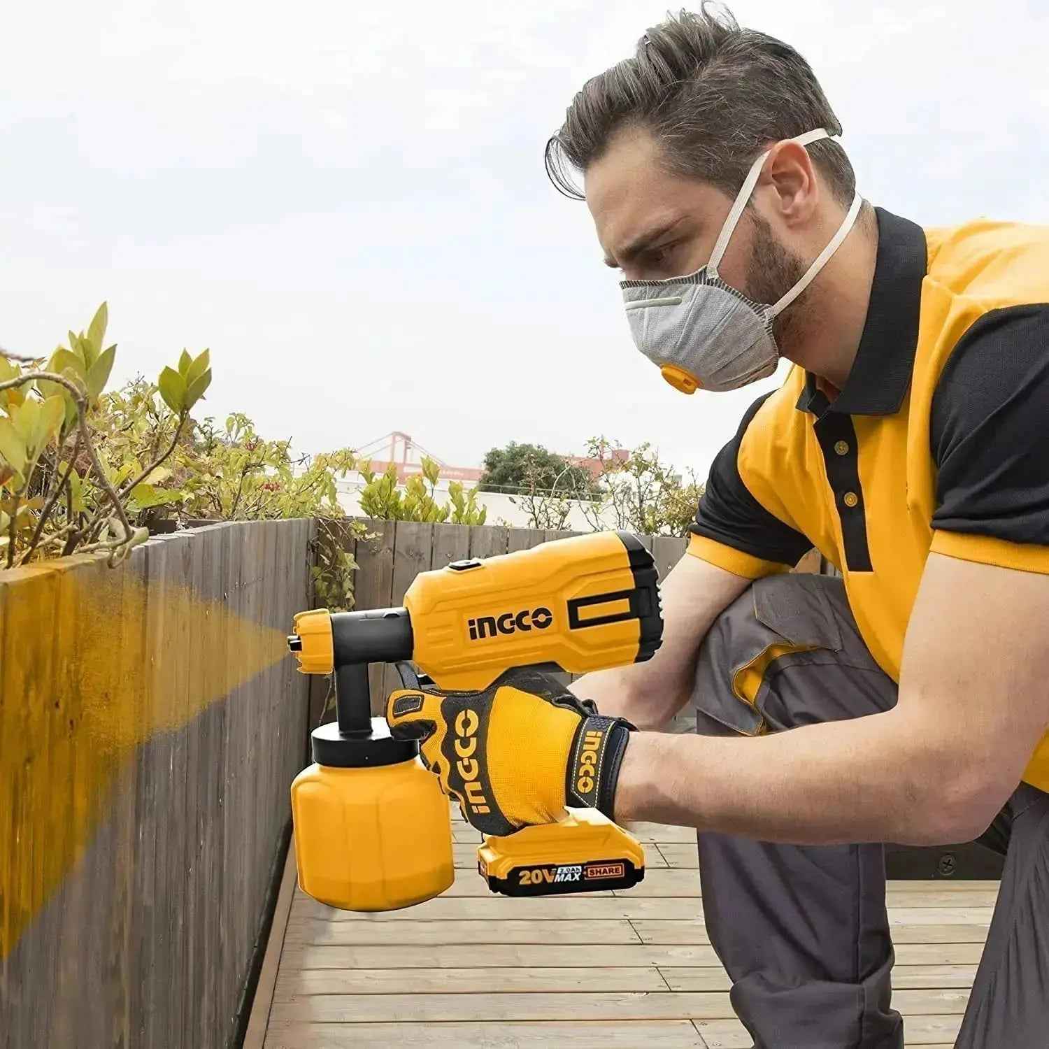Aerografo a Batteria INGCO P20S 20V: Potente e Preciso per Verniciatura