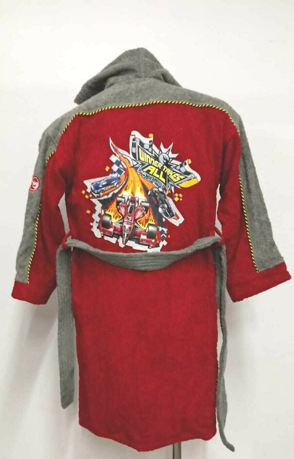 Arena Accappatoio da bambino Zhagster Kids 5034745 00 rosso-grigio