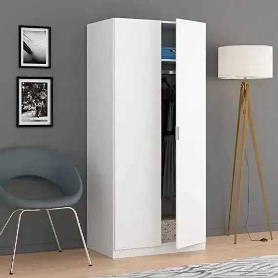 Armadio Due Ante Oz - Eleganza e Funzionalità in Bianco Opaco