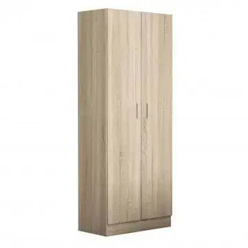 Armadio Leopold Quercia Chiaro: Legno di Qualità, cm 80x52x180